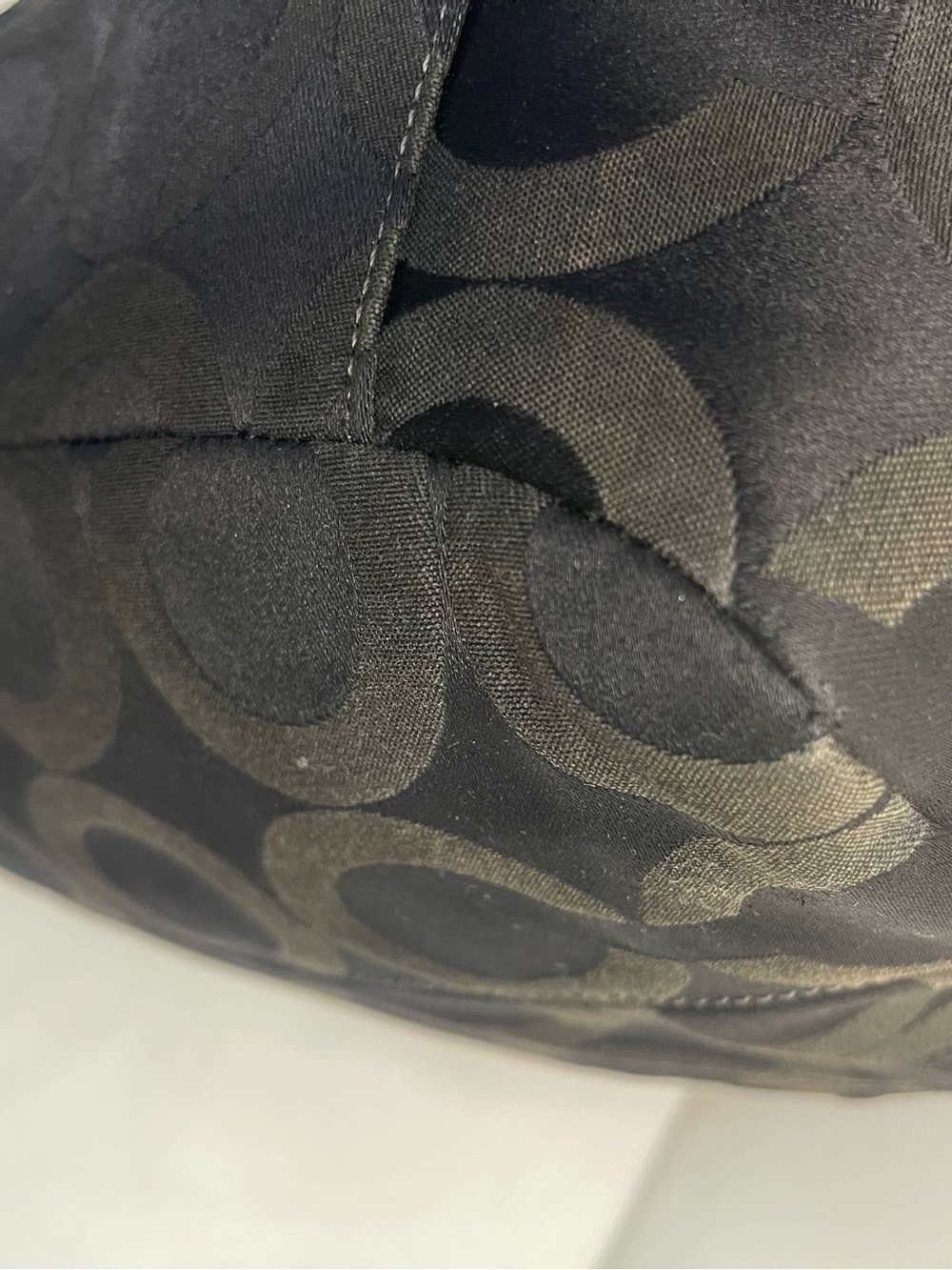 Coach Madison Tribeca 2009 Op Art Sateen Tote Style 14133 original hang tag - Picture 7 of 17